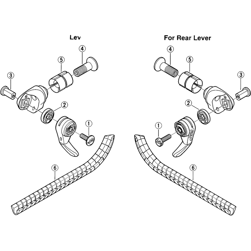 Balfes Bikes Shimano SHimano SL-6208 lever boss cover for alloy frames | Free postage over £30, £10 off first order, price match & 0% finance.
