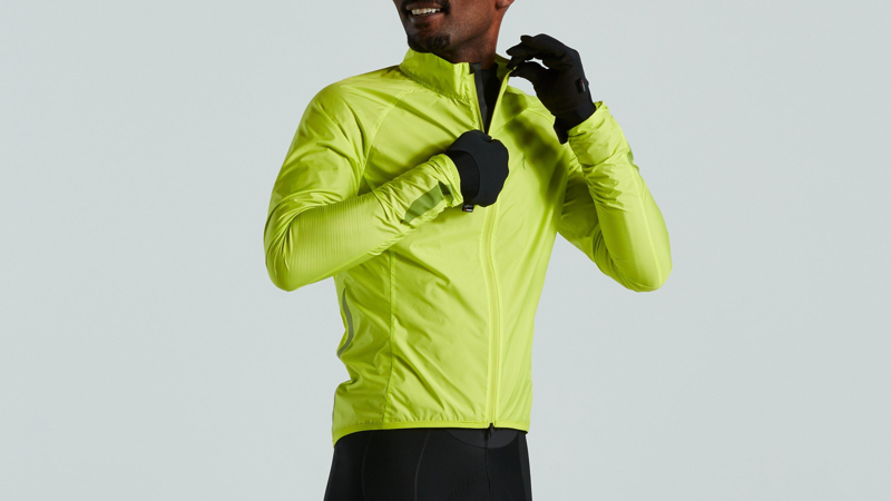 Specialized HyprViz SL-Pro Wind Jacket in Yellow-2