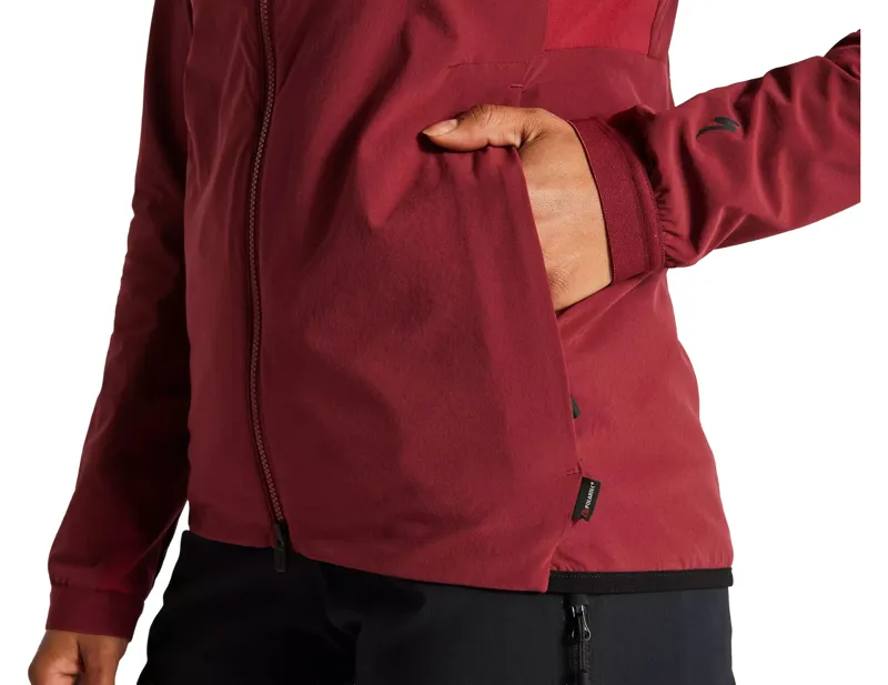 Specialized Women's Trail Alpha Jacket in Maroon-3