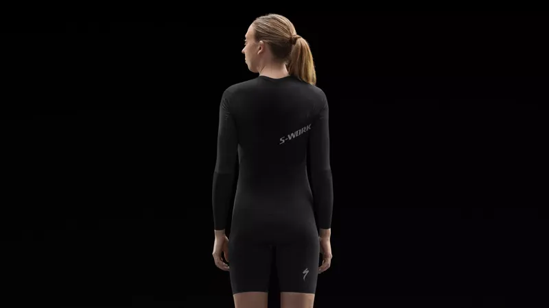 Specialized Women's S-Works Aero Long Sleeve Skin Suit in Black-2