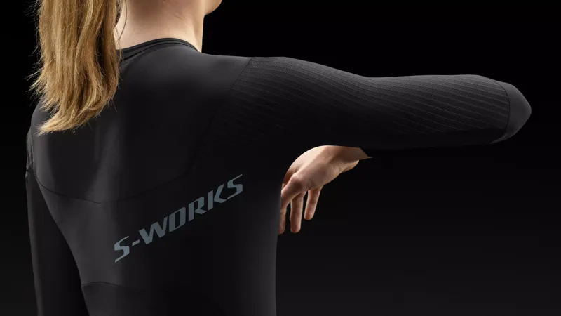 Specialized Women's S-Works Aero Long Sleeve Skin Suit in Black-4