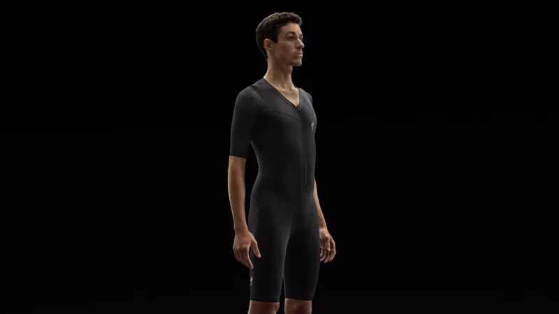 Specialized Men's S-Works Aero Short Sleeve Skin Suit in Black-1