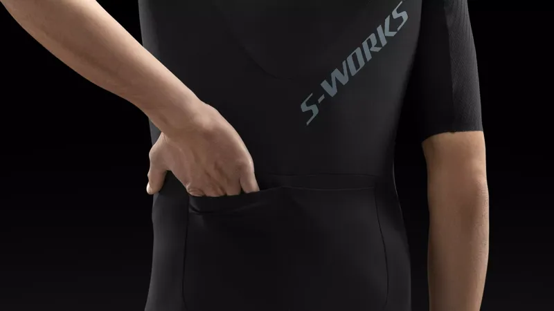 Specialized Women's S-Works Aero Short Sleeve Skin Suit in Black-3
