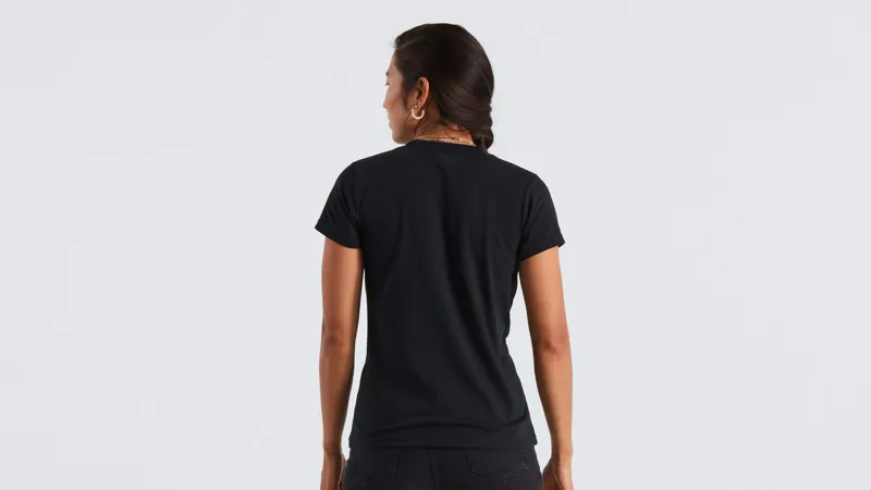 Specialized Women's Wordmark Short Sleeve T-Shirt in Black-2