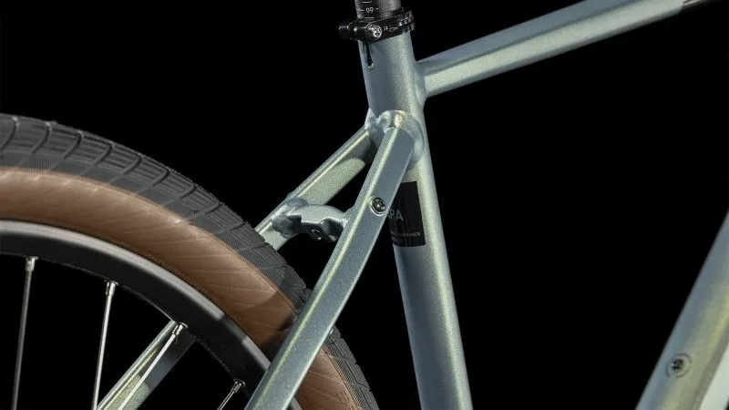 Cube Hyde Pro Hybrid Bike 2024 in Metal Green-2