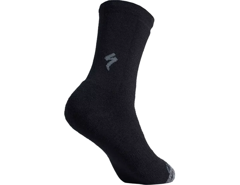 Balfes Bikes Specialized Merino Deep Winter Tall Socks in Black | Free postage over £30, £10 off first order, price match & 0% finance.