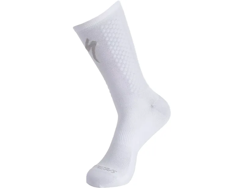 Specialized Knit Tall Socks in White-1