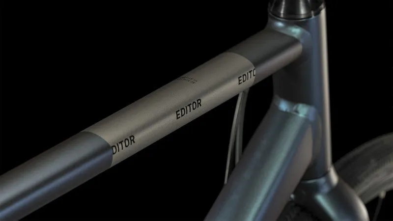 Cube Editor Hybrid Bike 2024 in Metal Blue-1