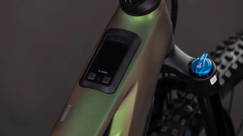 Cube Stereo Hybrid one44 Hpc Slx Evo 800 Electric Full Suspension Mountain Bike 2026 in Stellar/Grey-1