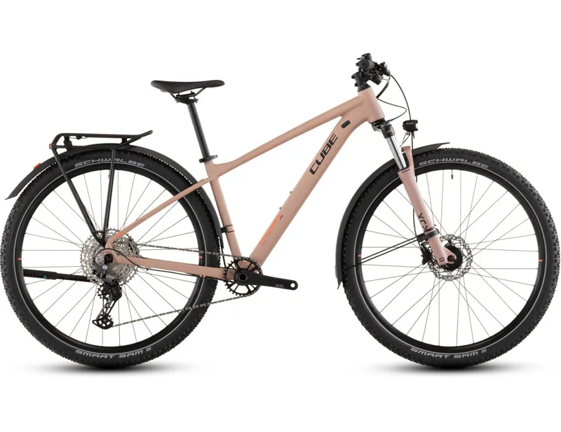 Balfes Bikes Cube Aim SLX FE Hardtail Mountain Bike 2026 in Blush Rose/Black | Free postage over £30, £10 off first order, price match & 0% finance.