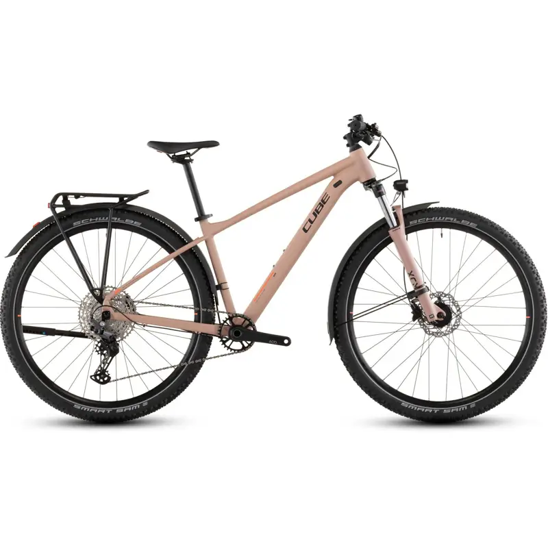 Balfes Bikes Cube Aim SLX FE Hardtail Mountain Bike 2026 in Blush Rose/Black | Free postage over £30, £10 off first order, price match & 0% finance.