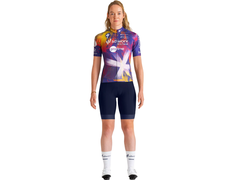 Balfes Bikes Specialized SBC Foundation Graphic Short Sleeve Women's Jersey in Team Replica Sd Worx | Free postage over £30, £10 off first order, price match & 0% finance.