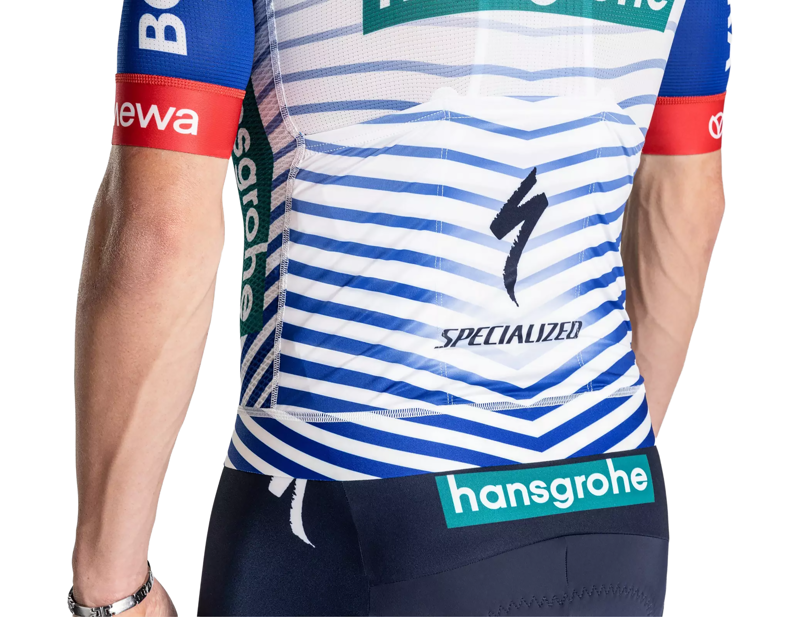 Specialized Red Bull - BORA - hansgrohe Short Sleeve Replica Jersey in White/Red Bull Blue-1