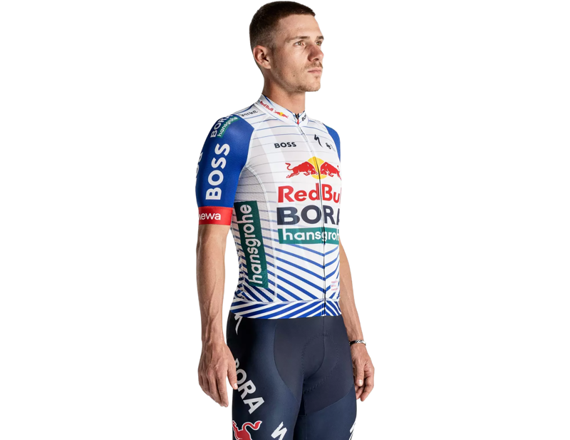 Specialized Red Bull - BORA - hansgrohe Short Sleeve Replica Jersey in White/Red Bull Blue-4