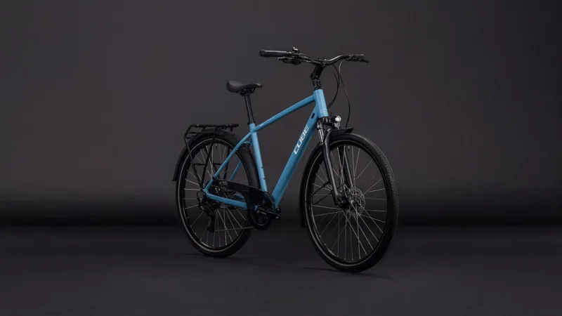 Cube Touring One Hybrid Bike 2026 in Bluebird/Grey-6