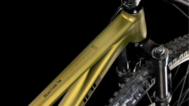 Cube Reaction TM One Hardtail Mountain Bike 2025 in Goldenlime/Black-1