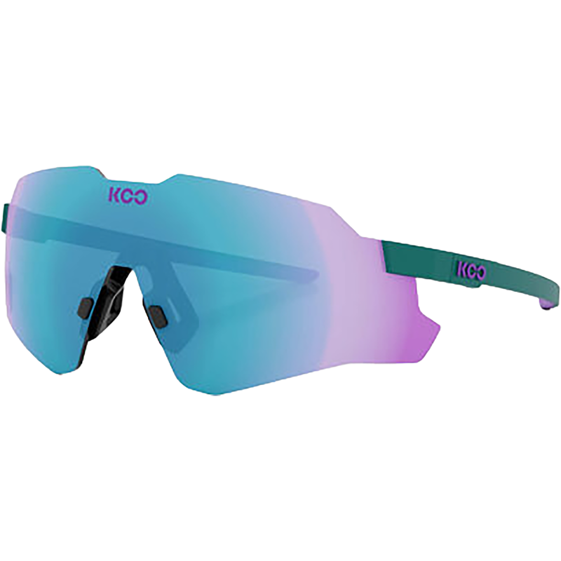 Balfes Bikes Koo Nebula Sunglasses in Teal Matt/Dark Turquoise Mirror | Free postage over £30, £10 off first order, price match & 0% finance.