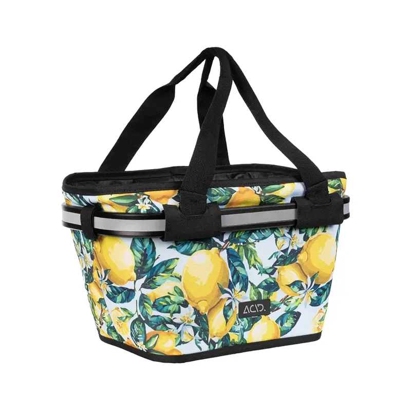 Balfes Bikes Acid Handlebar Basket City 15 Filink in Yellow | Free postage over £30, £10 off first order, price match & 0% finance.