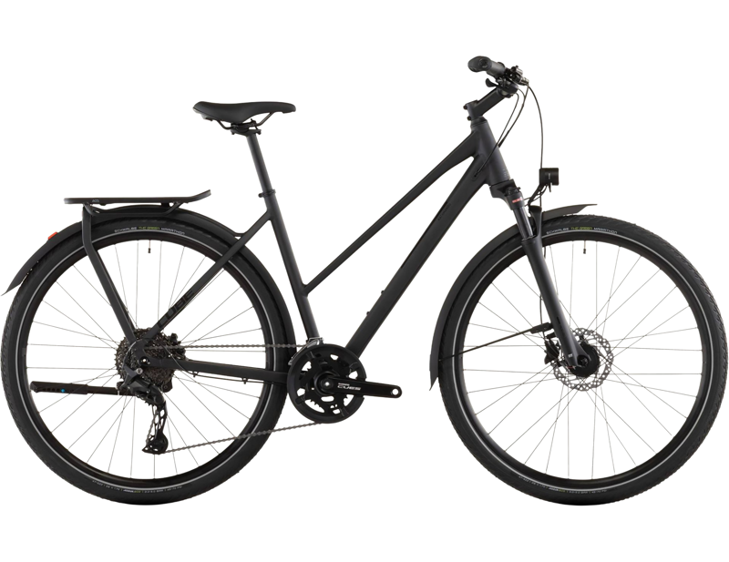 Balfes Bikes Cube Kathmandu Pro Trapeze Hybrid Bike 2026 in Coal/Black | Free postage over £30, £10 off first order, price match & 0% finance.