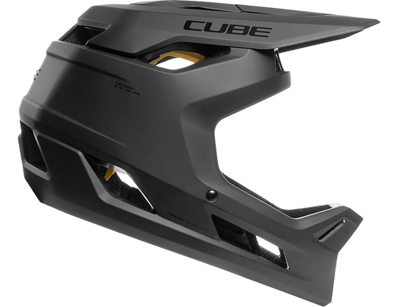 Cube Descender Full Face MIPS Helmet in Black-1