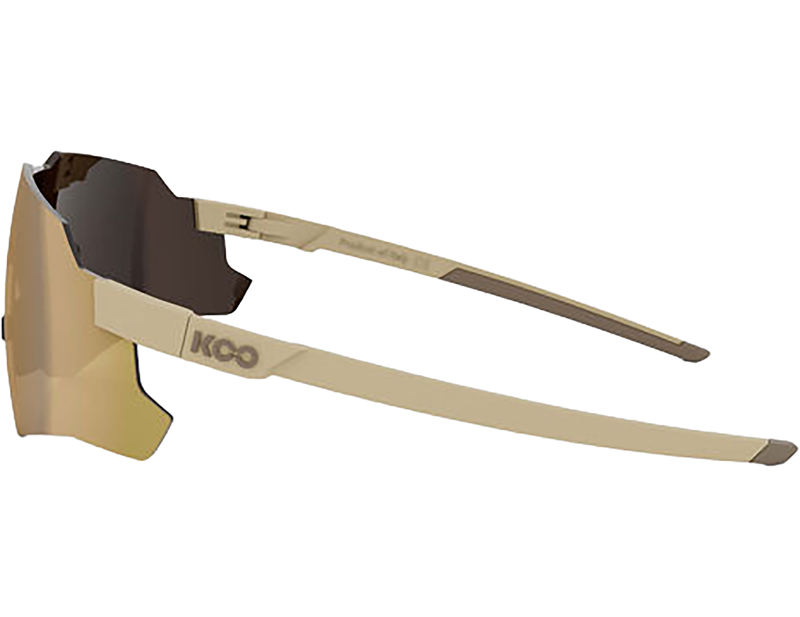 Koo Nebula Sunglasses in Vanilla Matt/Dark Gold Mirror-2