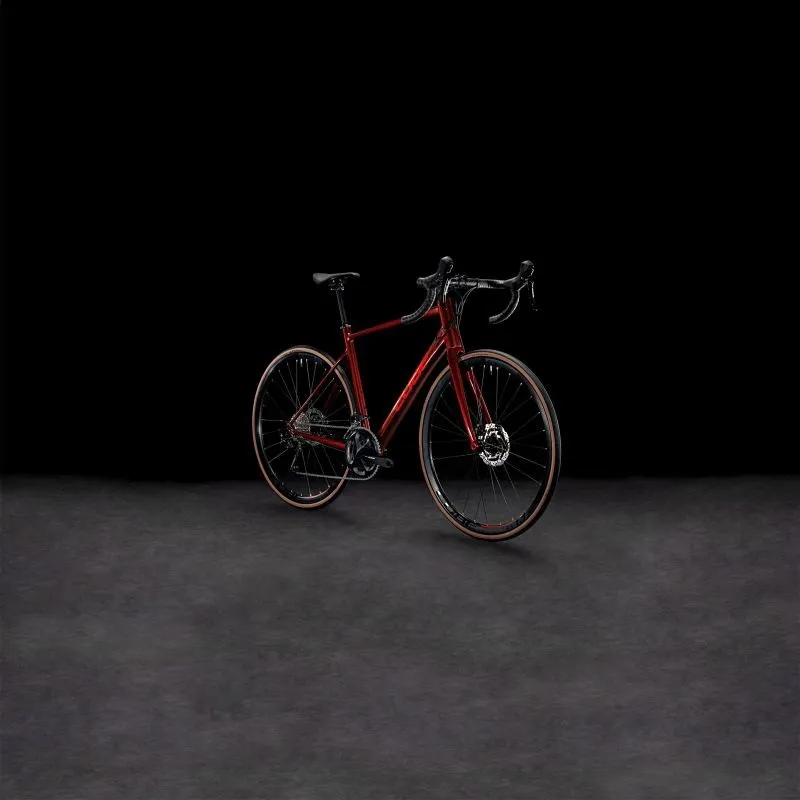 Cube Attain SLX Road Bike 2024 in Deep Red-6