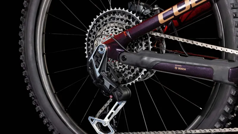 Cube Stereo Hybrid ONE77 HPC SLT 800Wh Electric Full Suspension MTB 2025 in Solareclipse/Bronze-7