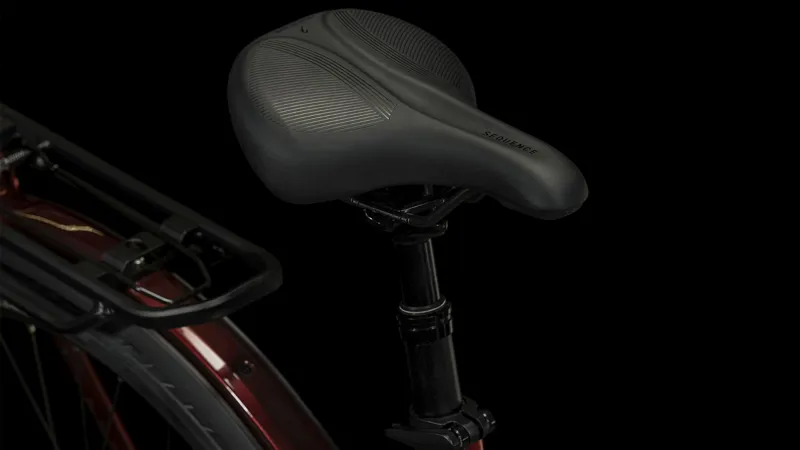 Cube Touring Hybrid Exc 625 Electric Hybrid Bike 2025 in Red/White-5