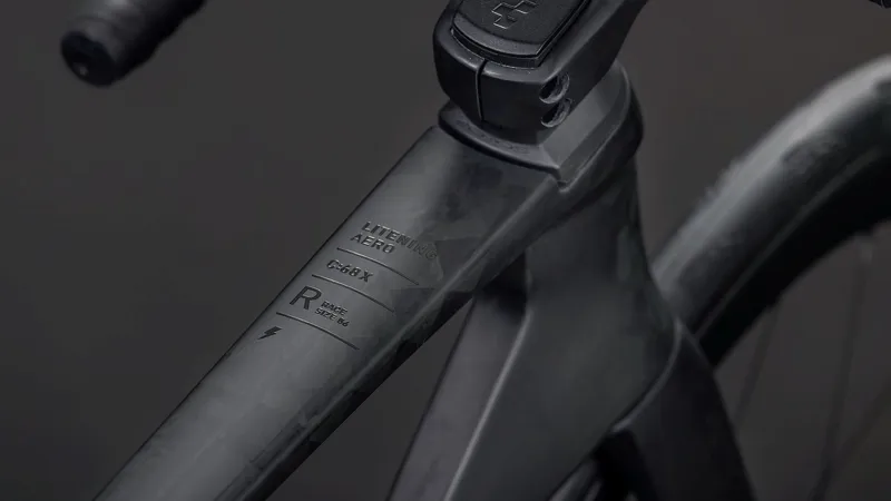 Cube Litening Aero C:68X Race Road Bike 2026 in Blackline-1