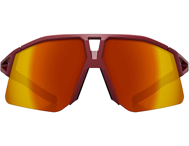 Koo Hype Sunglasses in Dark Red Matt/Red Mirror-1