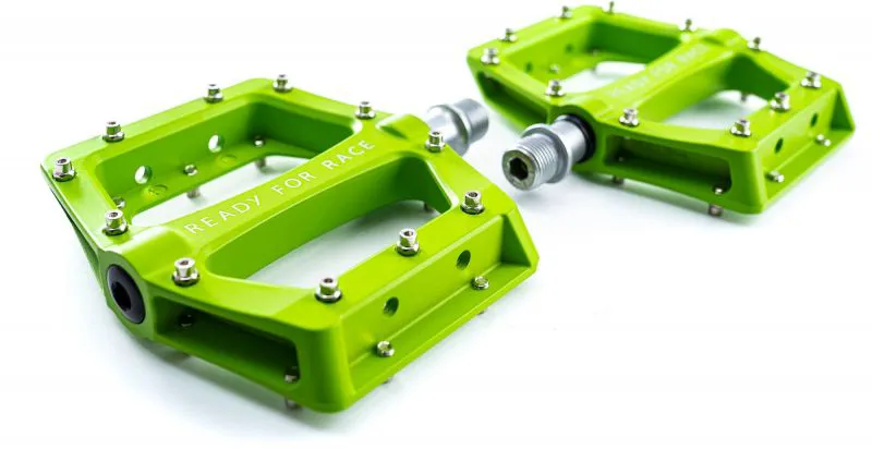 RFR FLAT RACE PEDALS in Green-1