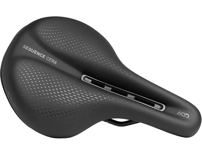 Balfes Bikes Acid Saddle Sequence Cera in Black | Free postage over £30, £10 off first order, price match & 0% finance.