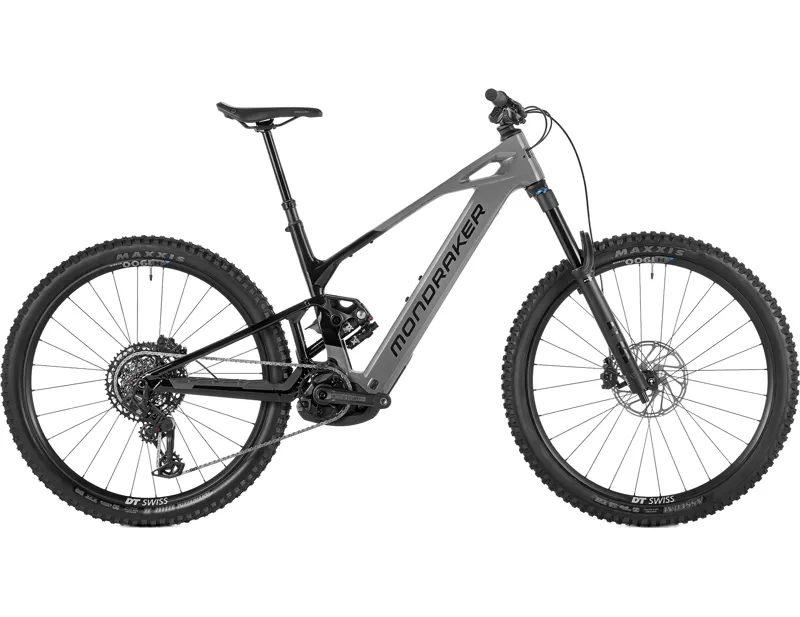 Mondraker Crafty Carbon R Electric Full Suspension Mountain Bike 2027 in Grey Black