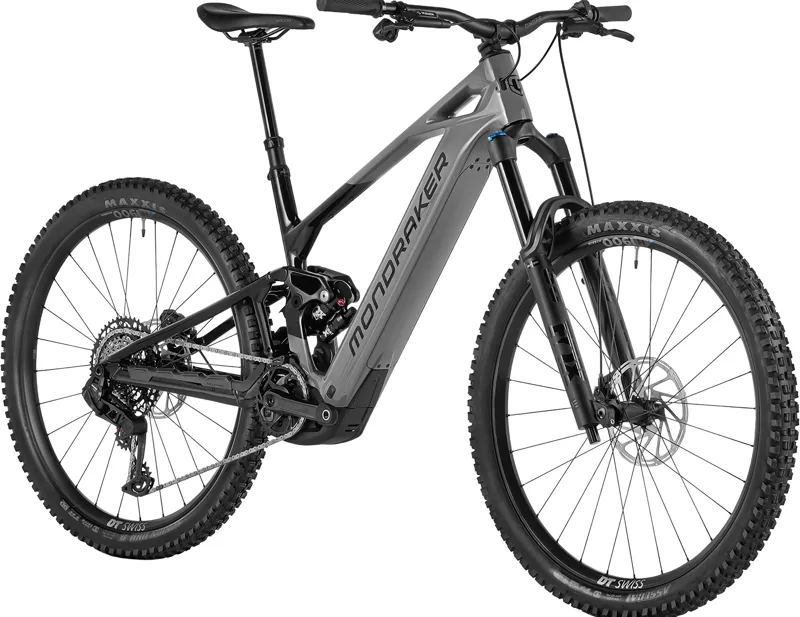 Mondraker Crafty Carbon R Electric Full Suspension Mountain Bike 2027 in Grey Black-1