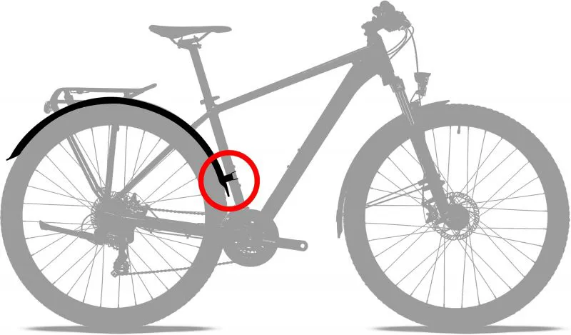 Acid Mudguard Set 60 26 Inch in Black-1