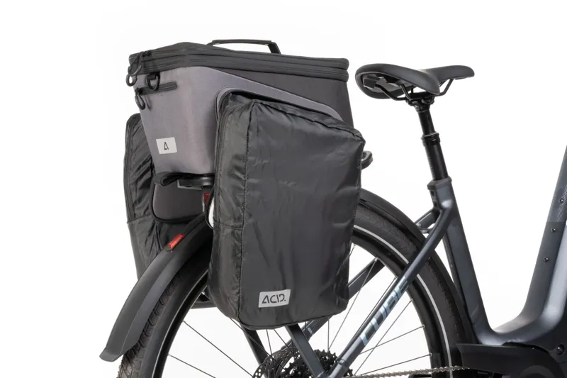 Acid CITY 8+7 RILink Trunk Pannier Bag in Black-1