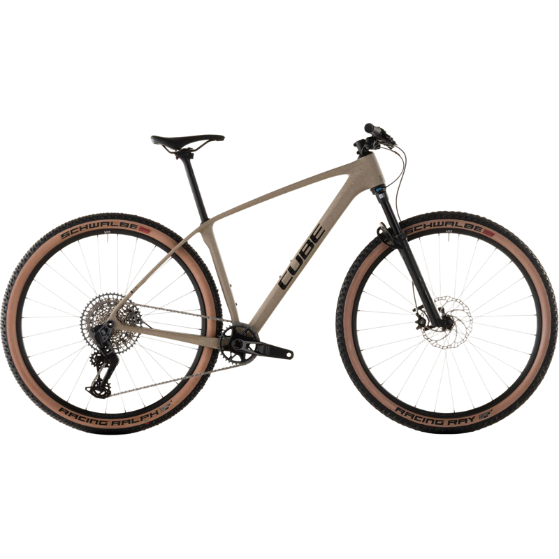 Balfes Bikes Cube Reaction c:62 SLX Hardtail Mountain Bike 2026 in Mineralgrit/Black | Free postage over £30, £10 off first order, price match & 0% finance.