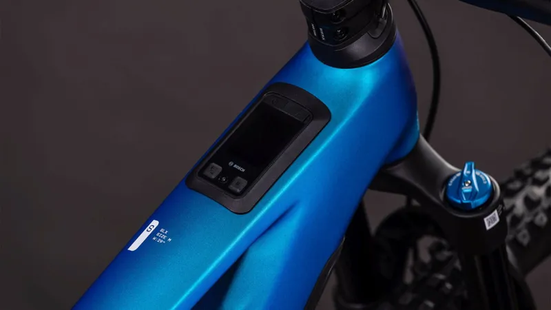 Cube Stereo Hybrid one44 HPC SLX 800 Full Suspension Electric Mountain Bike 2026 in Nebula/White-1