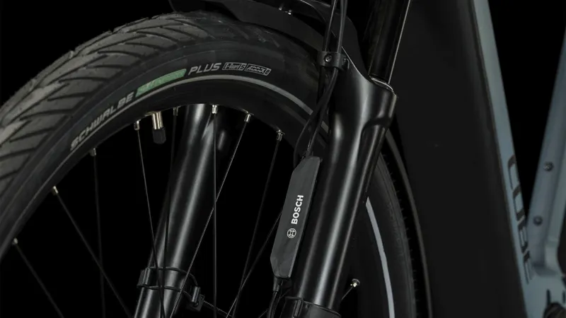 Cube Kathmandu Abs 750 Electric Hybrid Bike 2025 In Grey/Blue-4