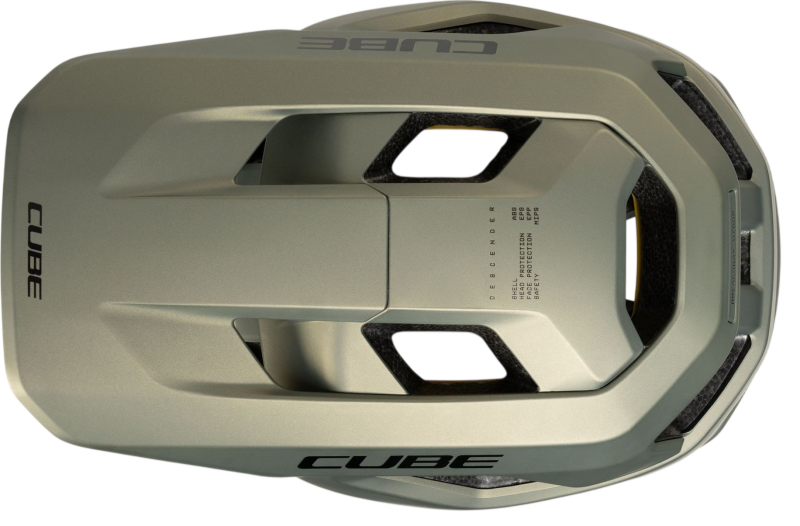 Cube Descender Full Face MIPS Helmet in Reed Green-6