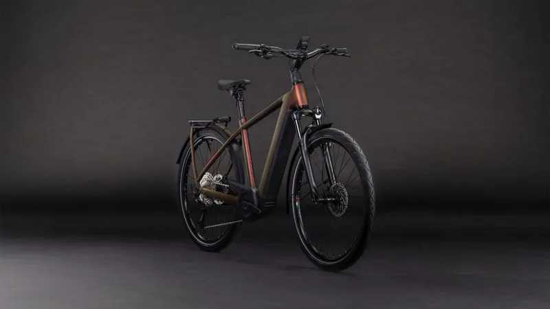 Cube Kathmandu Hybrid Pro 800 Electric Hybrid Bike 2026 in Sunglow/Chrome-6