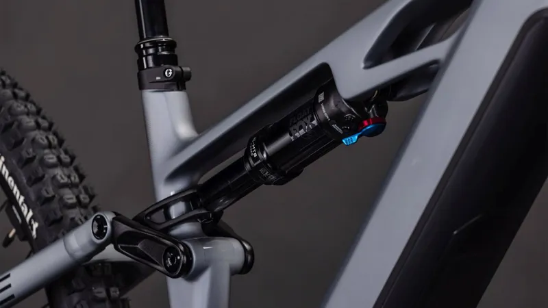 Cube Stereo Hybrid one44 Hpc Slx Evo 800 Electric Full Suspension Mountain Bike 2026 in Slategrey/Black-6