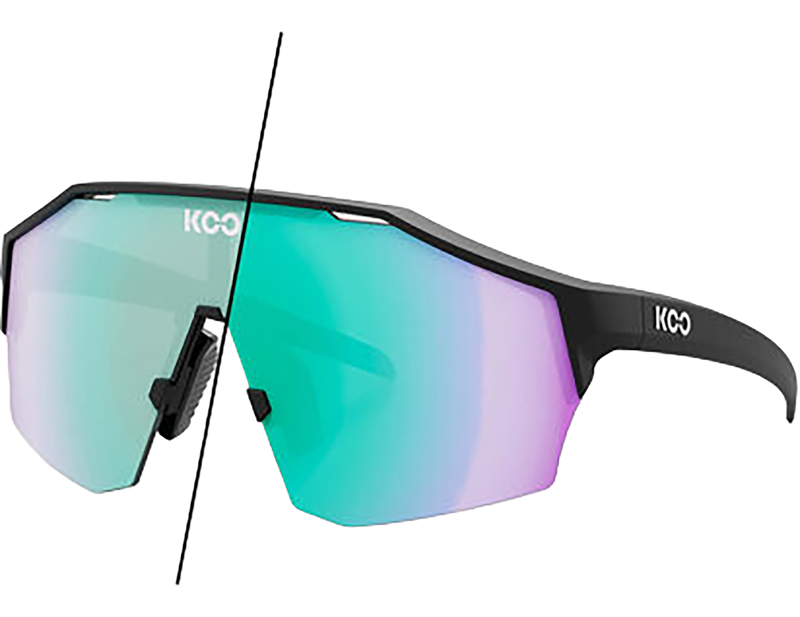Balfes Bikes Koo Alibi Sunglasses in Black Matt/Photochromic Green Mirror | Free postage over £30, £10 off first order, price match & 0% finance.