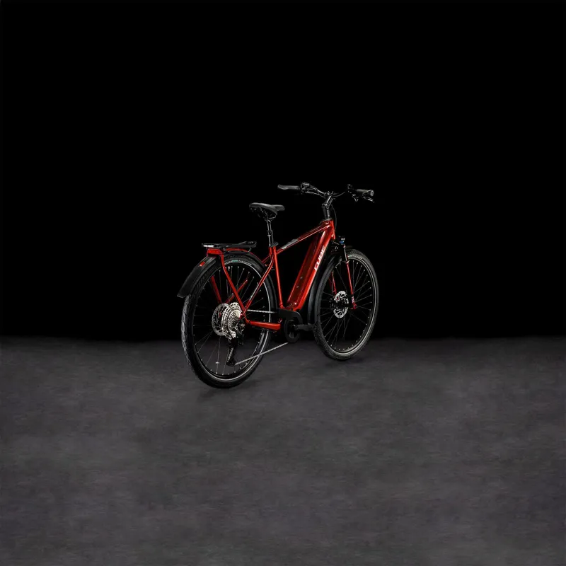 Cube Touring Hybrid Exc 625 Electric Hybrid Bike 2025 in Red/White-6
