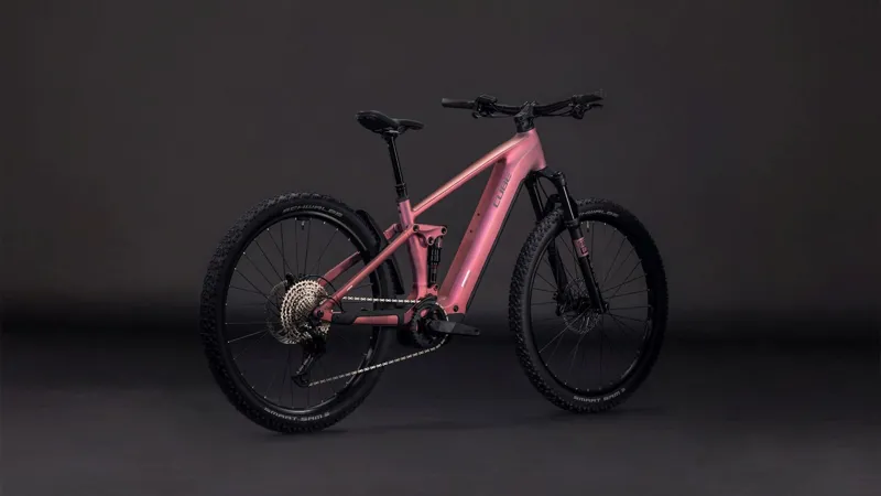 Cube Stereo Hybrid one22 Race 800 Electric Full Suspension Mountain Bike 2026 in Shiftblush/Black-1