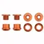 Wolf Tooth 1x Chainring Bolts And Nuts Set of 4 in Orange