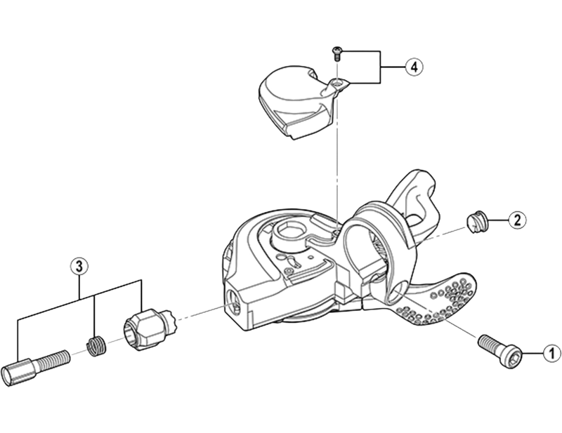 Balfes Bikes Shimano SL-M640 shifter base cap and bolt | Free postage over £30, £10 off first order, price match & 0% finance.