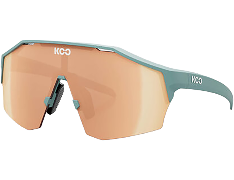 Koo Alibi Sunglasses in Harbor Blue Matt/Copper Mirror