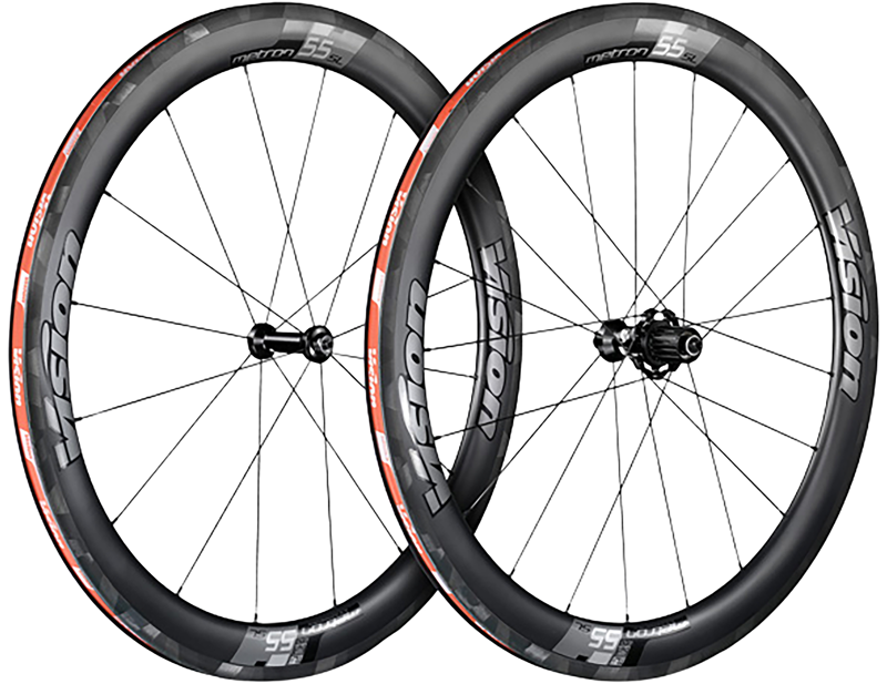 Vision Metron 55 SL Carbon 700c Road Wheelset in Black