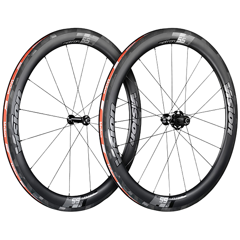 Balfes Bikes Vision Metron 55 SL Carbon 700c Road Wheelset in Black | Free postage over £30, £10 off first order, price match & 0% finance.